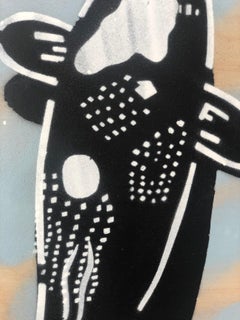 "Perseverance"-Spray Paint on Wood