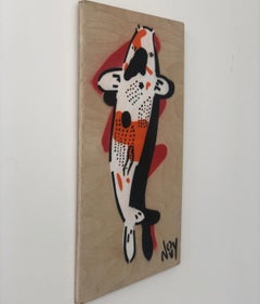 "Courage"-Spray Paint on Wood