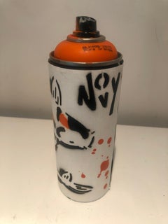 Koi fish spray can sculpture