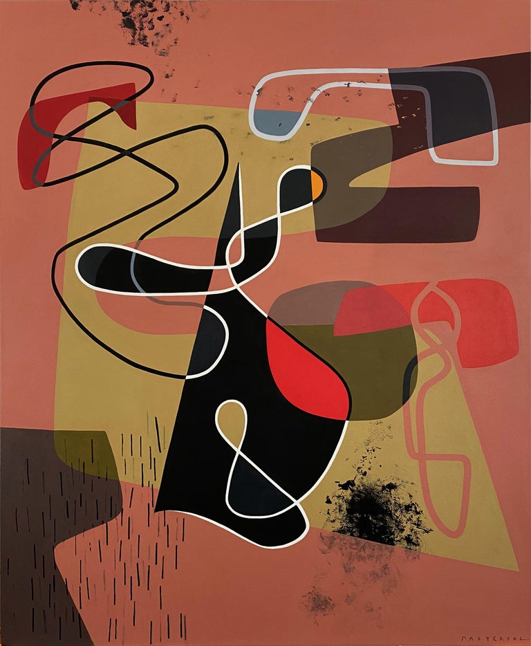 Rose Masterpol Geocentric 2020 Abstract Art Acrylic On Canvas
