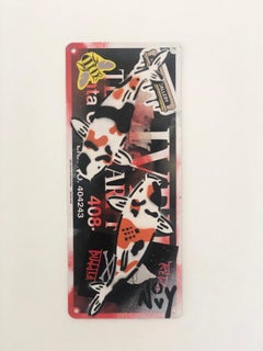 "Koi 1"-Spray Paint on Metal