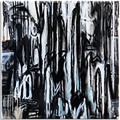 "Central Ave #5" - Spray Paint Resin on Wood