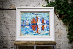 Green Tide - Seascape, Landscape, Contemporary, Impressionist