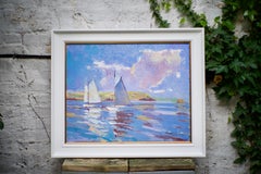 Clouds over Gerrans Bay- Seascape, Landscape, Contemporary, Impressionist