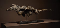 Wild and Free - Sculpture, Contemporary, Equestrian, Bronze