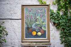 Still Life with Lemon and Orange - Still Life, Contemporary, Fruit, Abstract