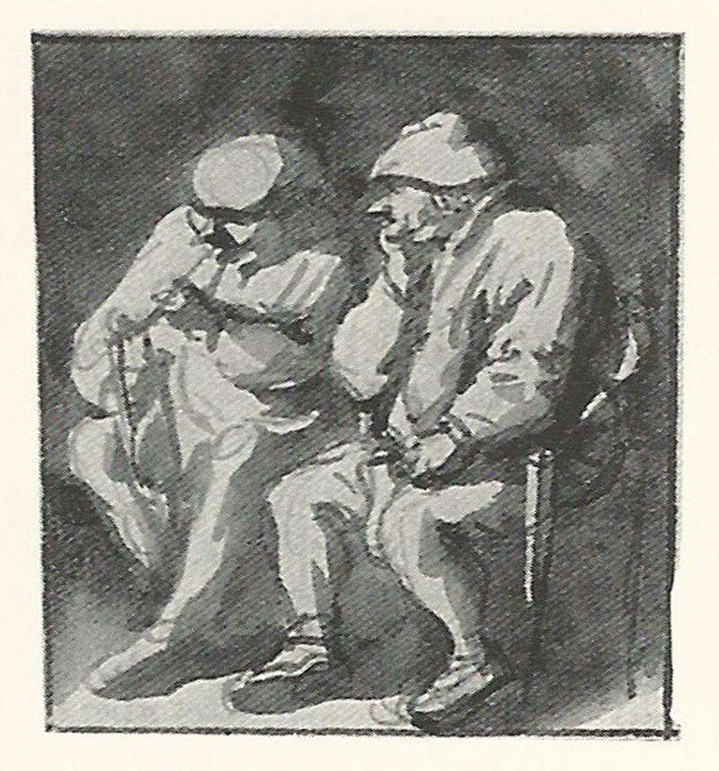 17th C Dutch Old Master Drawing by Isaac van Ostade Woman and Child Walking For Sale 3