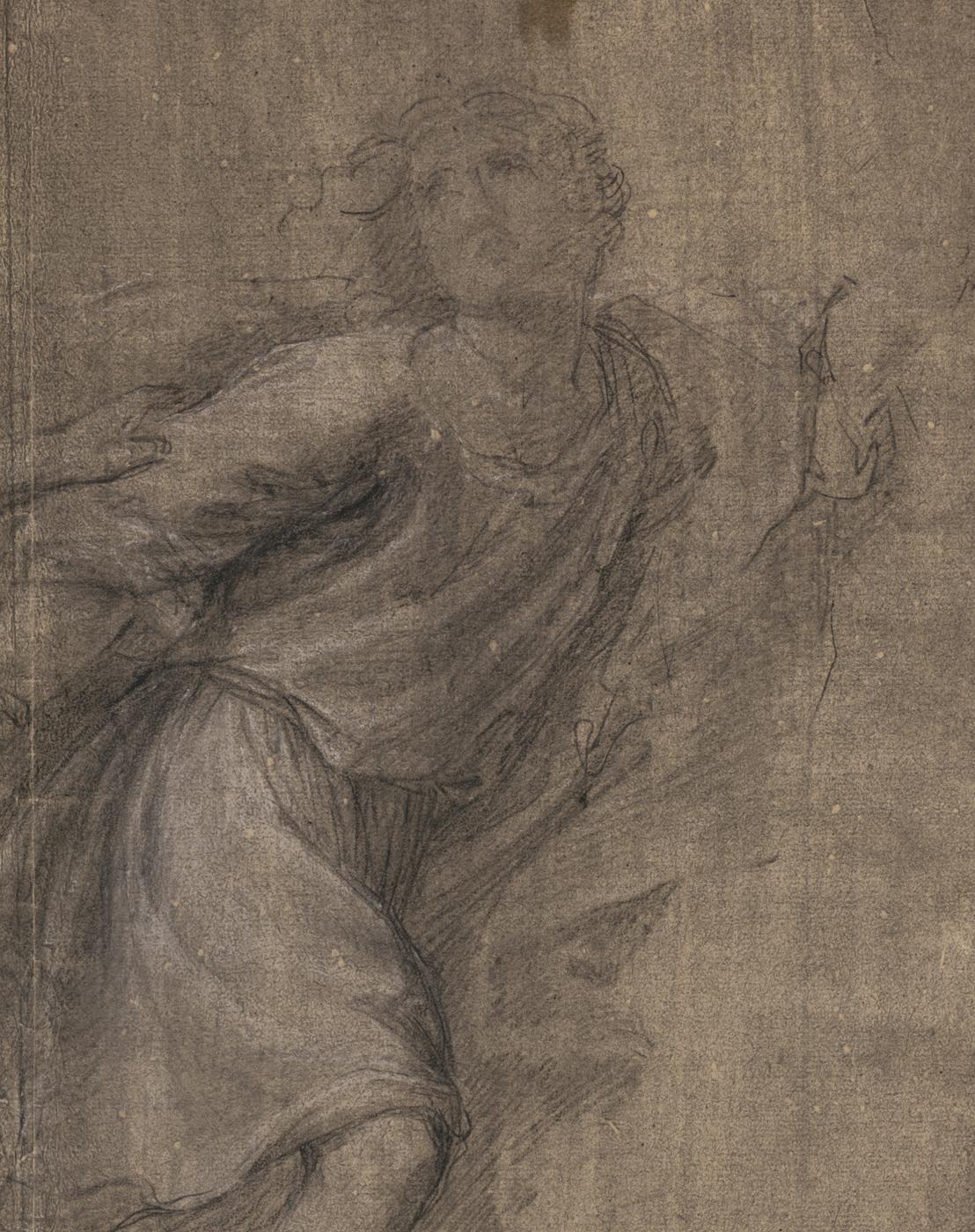 Giacomo Zoboli (Modena 1681 – Rome 1767)

Joseph and Potiphar’s Wife

Black chalk, heightened with white chalk, on paper prepared light grey, 391 x 517 mm (15.4 x 20.4 inch)

Provenance
Private collection, Italy

~

Giacomo Zoboli, also known as