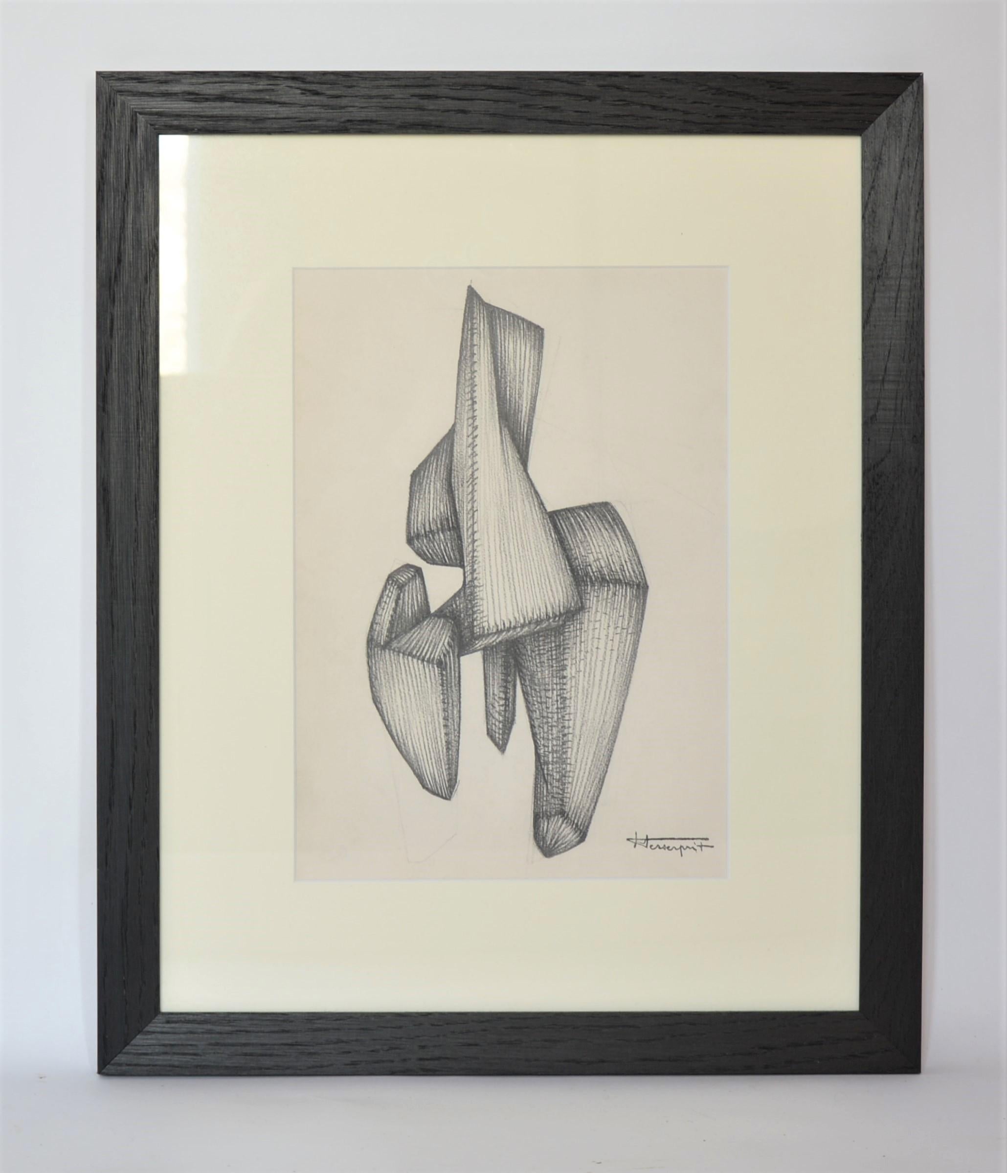 Roger Desserprit Abstract Drawing - Sculpture drawing