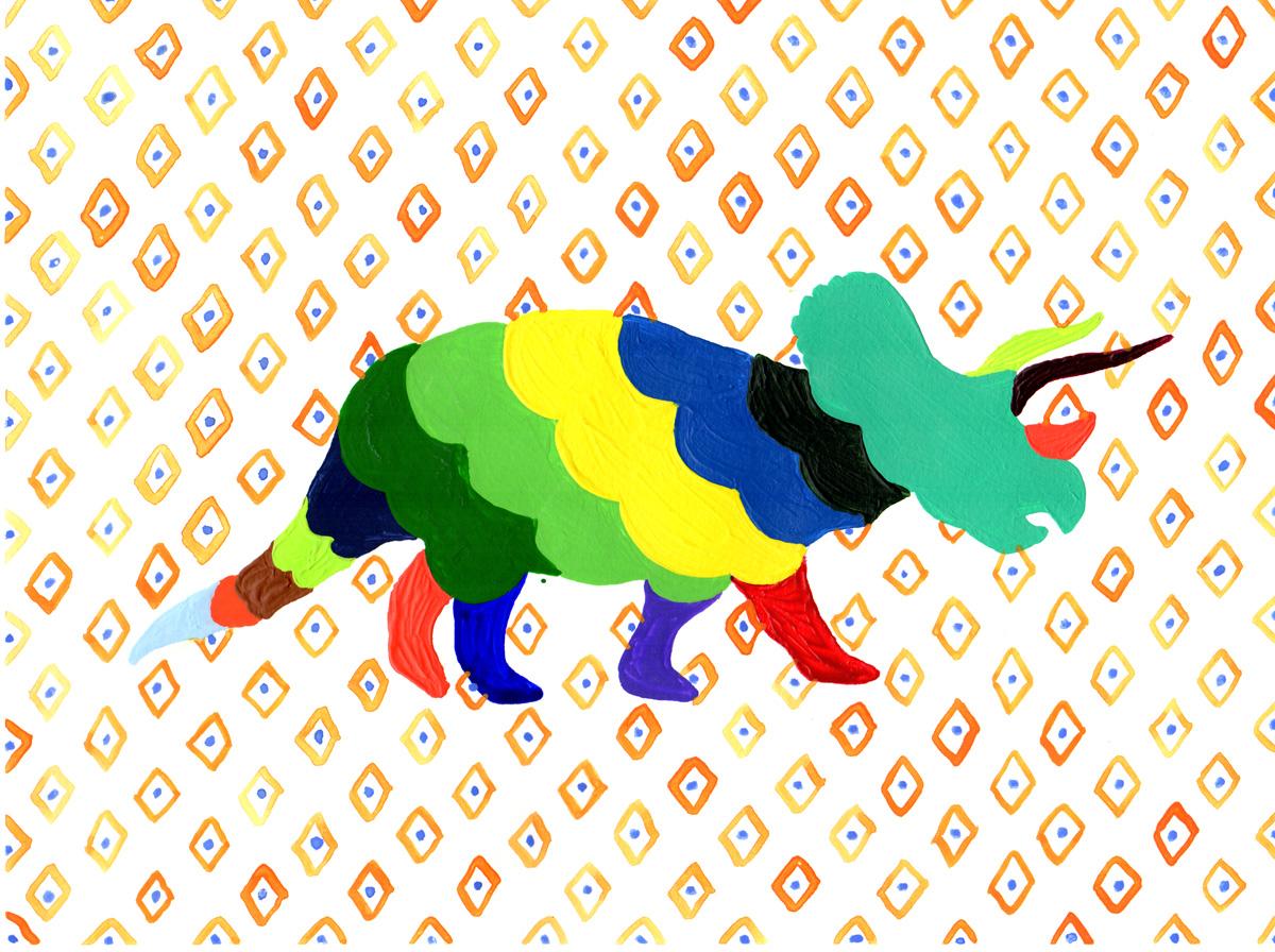 Animal Print Caitlin Peters - Dino Otomi
