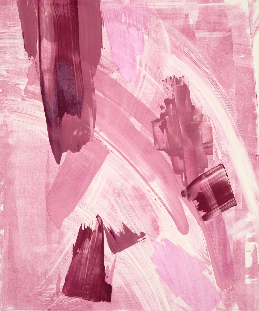 Anna Ullman Abstract Print - Dusty Rose