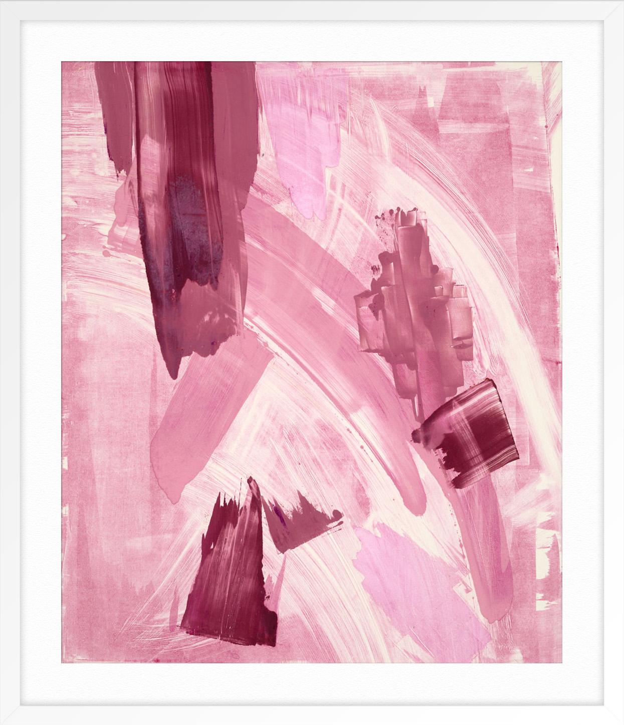 Dusty Rose - Pink Abstract Print by Anna Ullman