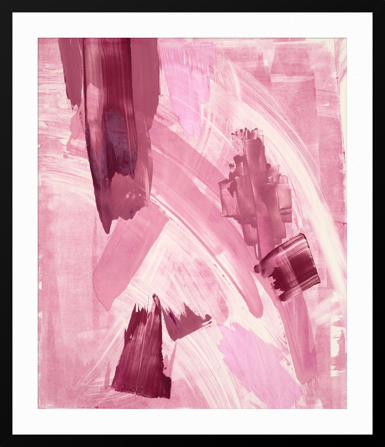 ABOUT THIS ARTIST: Anna Ullman produces large works on paper and canvas with a series of fluid and graphic shapes in black and white, as well as splashes of bright colors. Monoprinting, her specialty, is a form of printmaking that is more painterly,