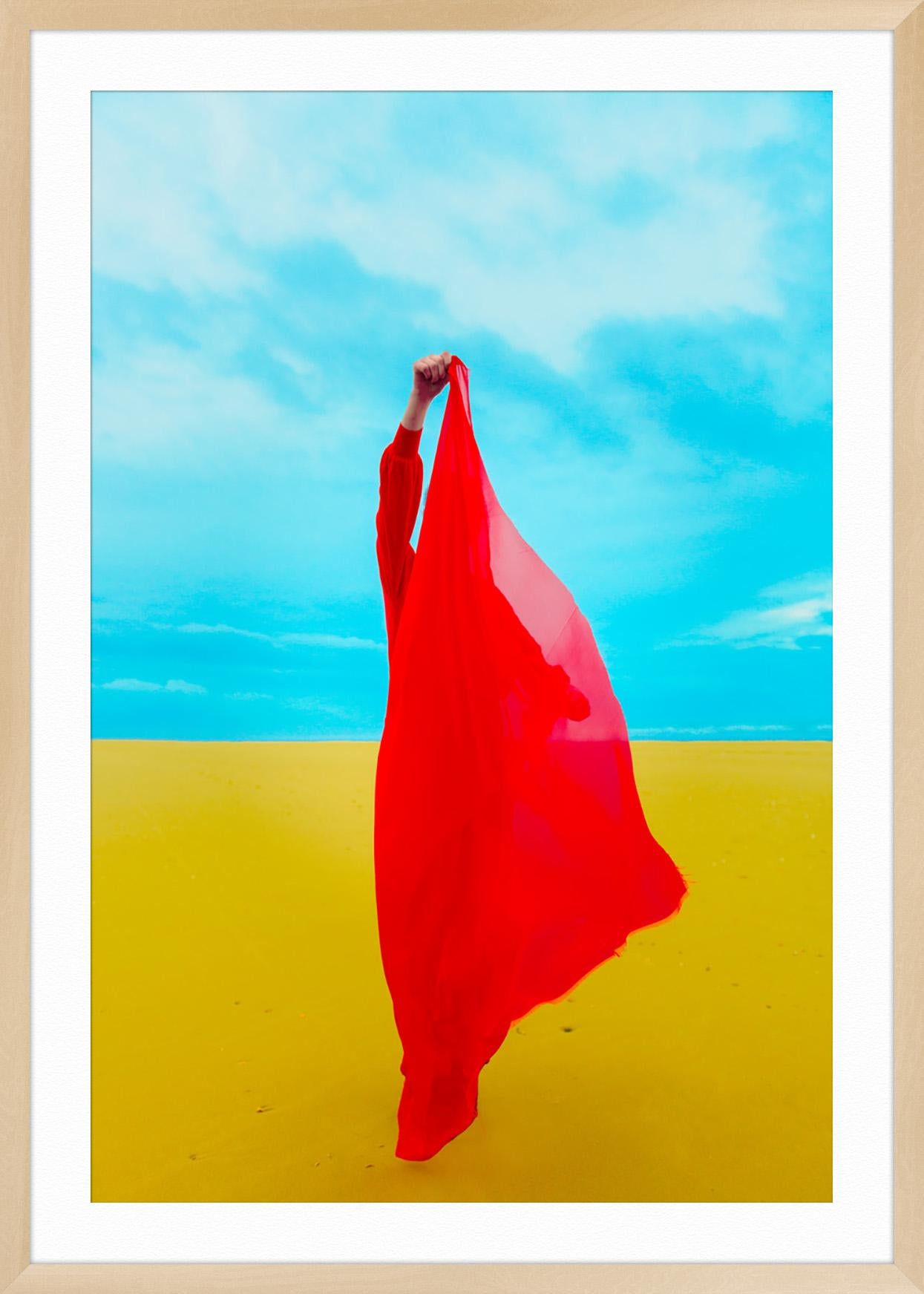 Red, Yellow, Blue - Orange Figurative Print by Sanja Marusic