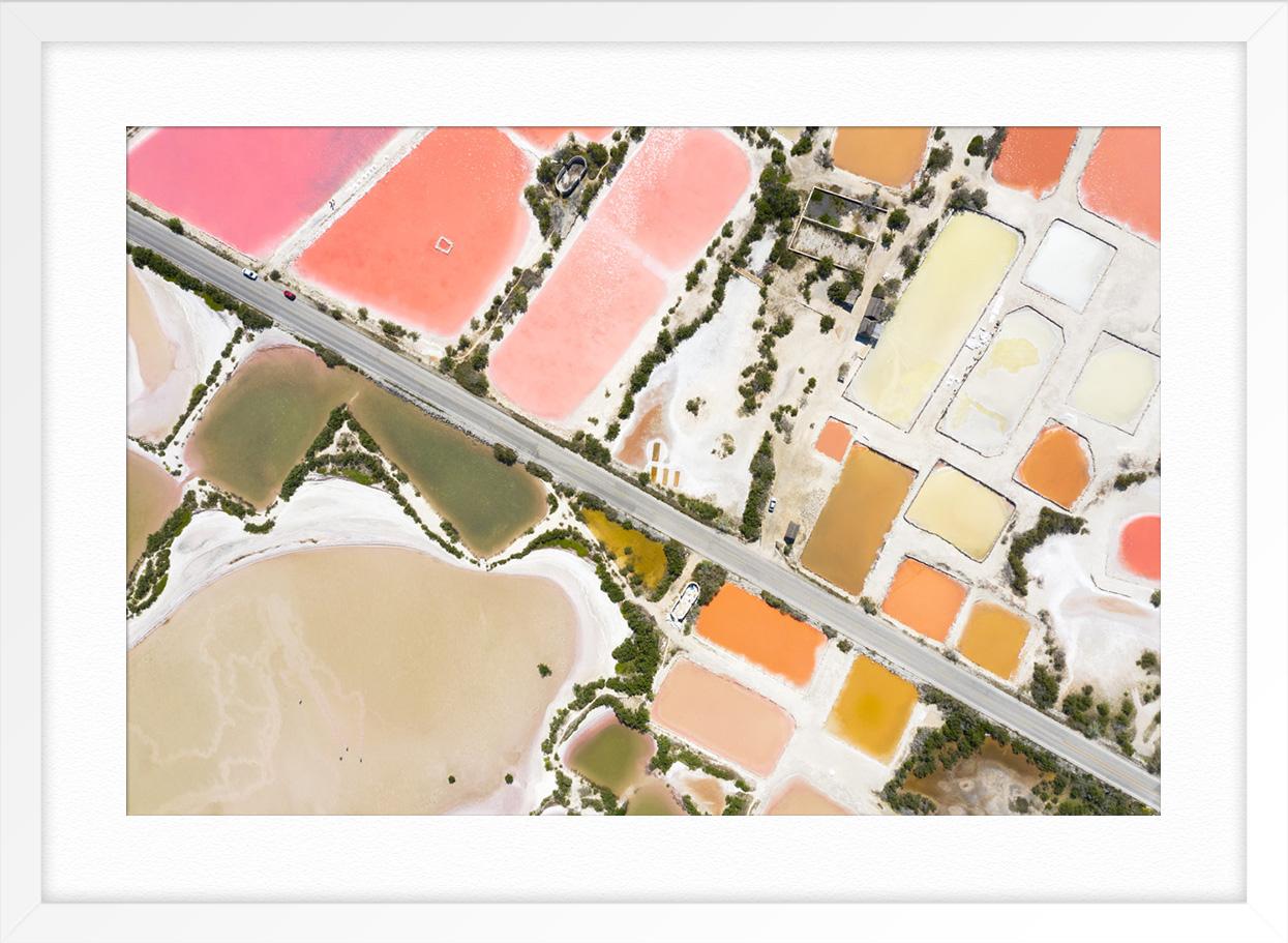 Salt Pools IV - Beige Landscape Print by Emily Metzguer