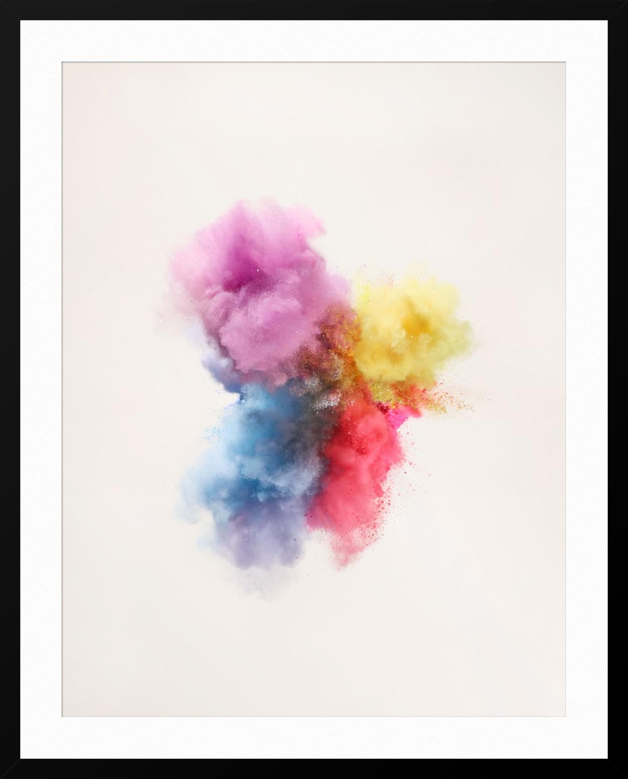 Powder Nova 2 - Beige Abstract Print by Karin Berndl