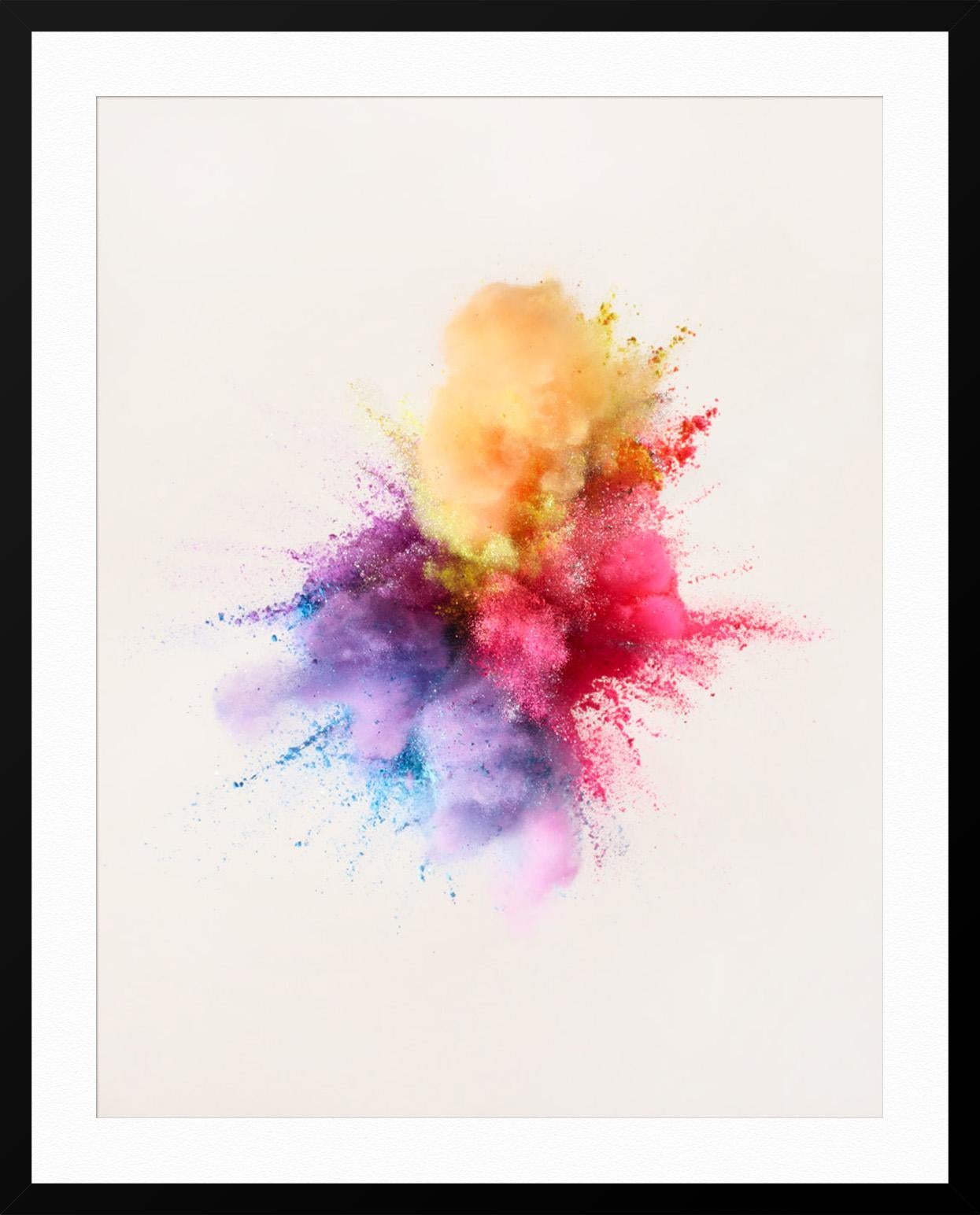 Powder Nova 3 - Beige Abstract Print by Karin Berndl