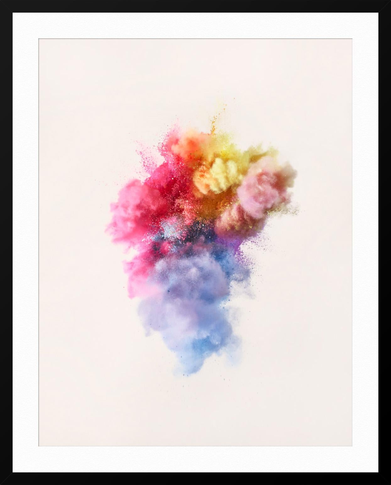 Powder Nova 4 - Beige Abstract Print by Karin Berndl