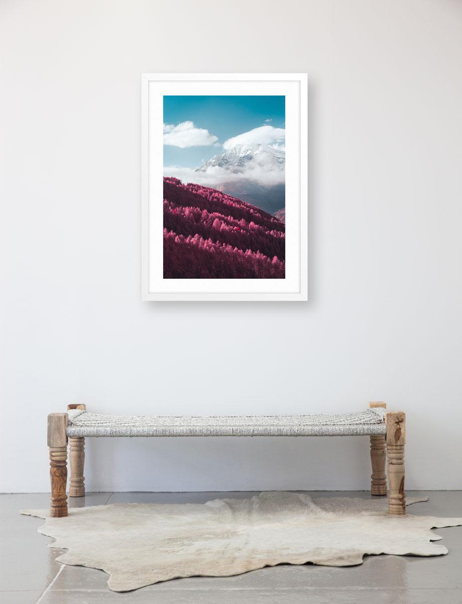 Infrared Alps - Print by Paolo Pettigiani