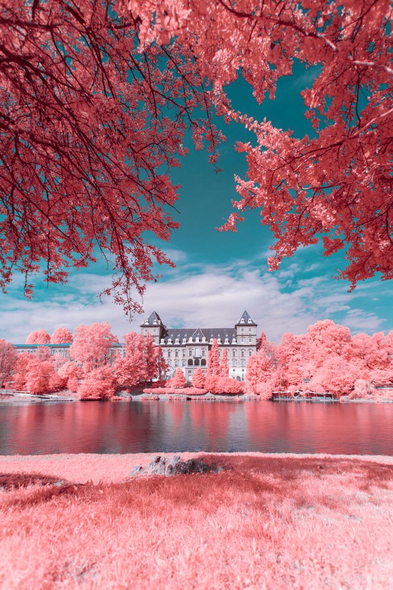 Color Photograph Paolo Pettigiani - Turin Infrared
