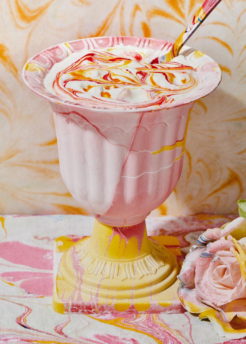 Julia Stotz Color Photograph - Marbled Ice Cream