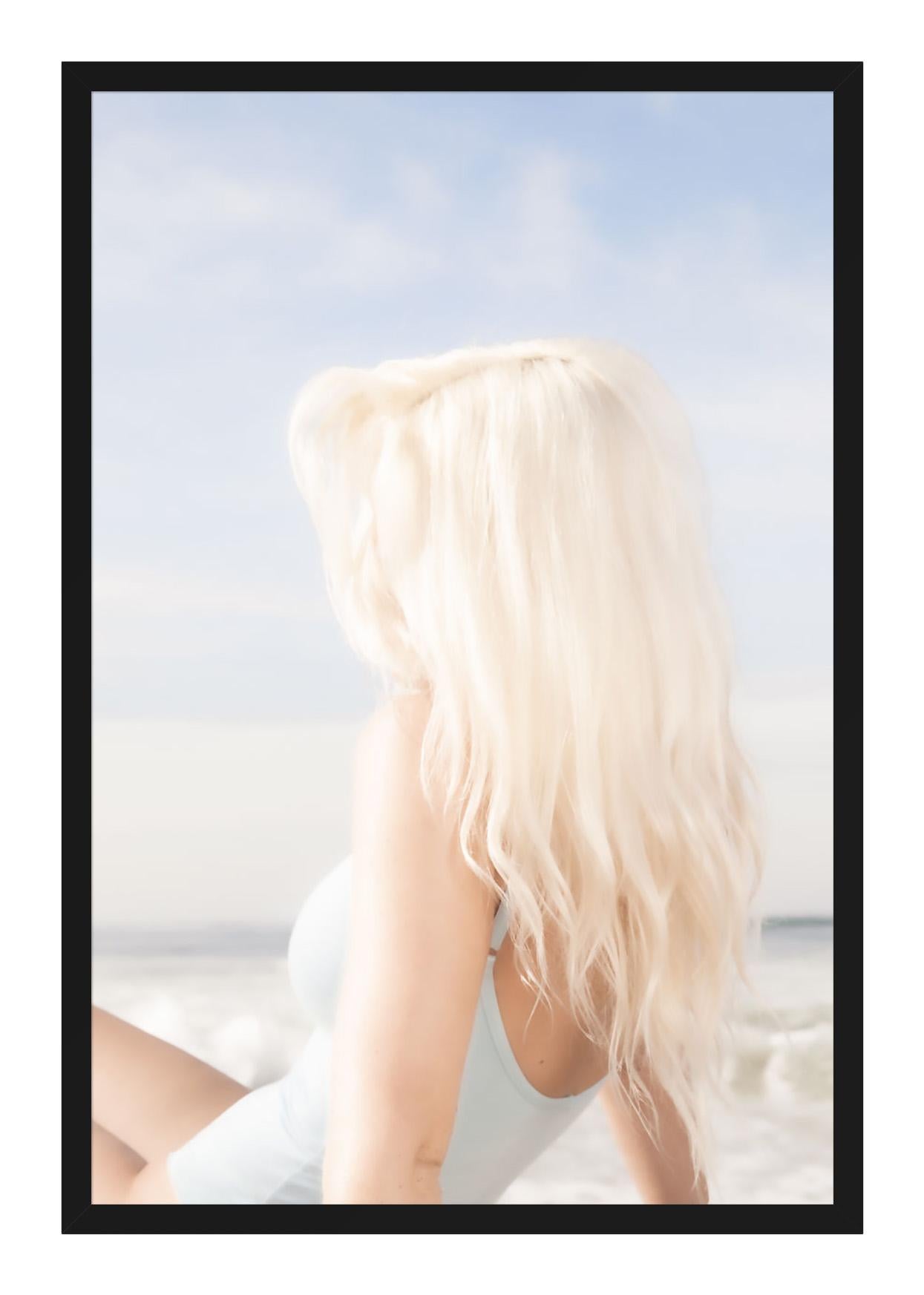 Beach Blonde - Gray Figurative Photograph by Jesse & Jimmy Marble