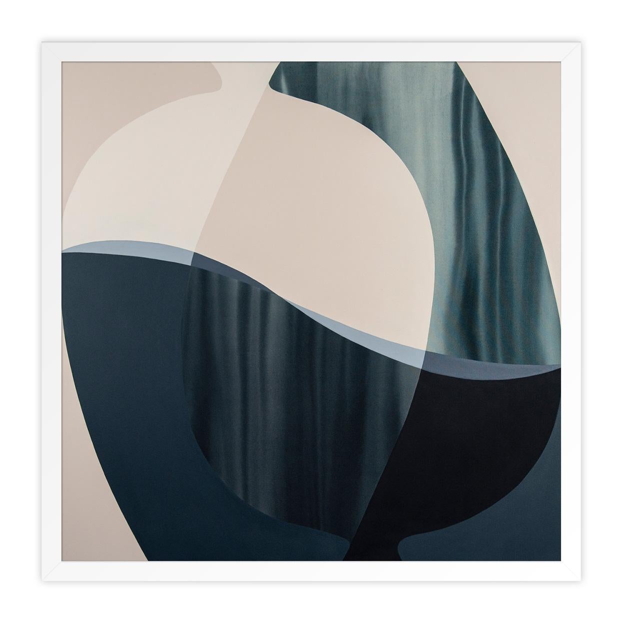 Clio (Schwarz), Abstract Print, von Lesley Anderson
