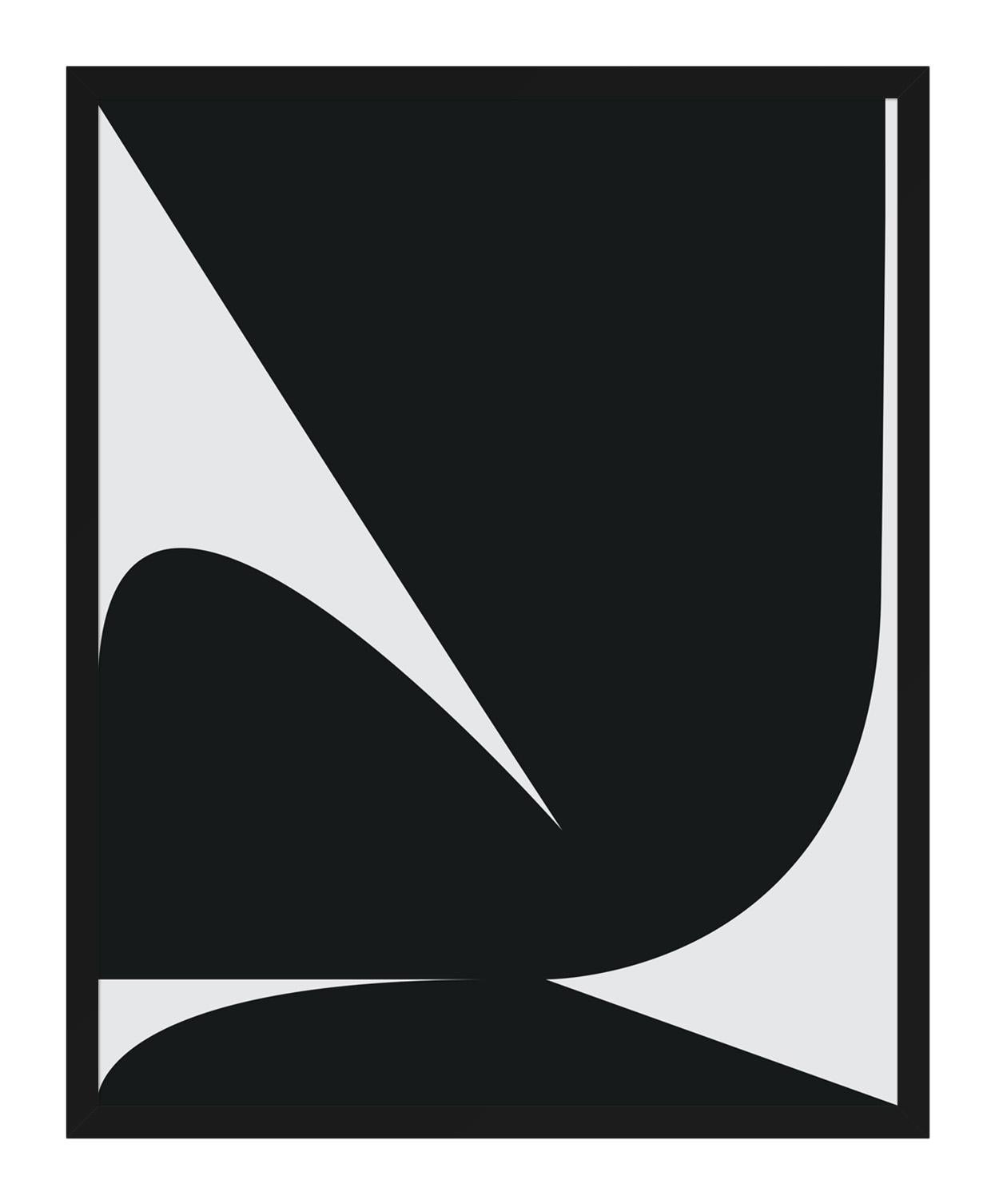 Untitled (Black on Almost White) For Sale 3