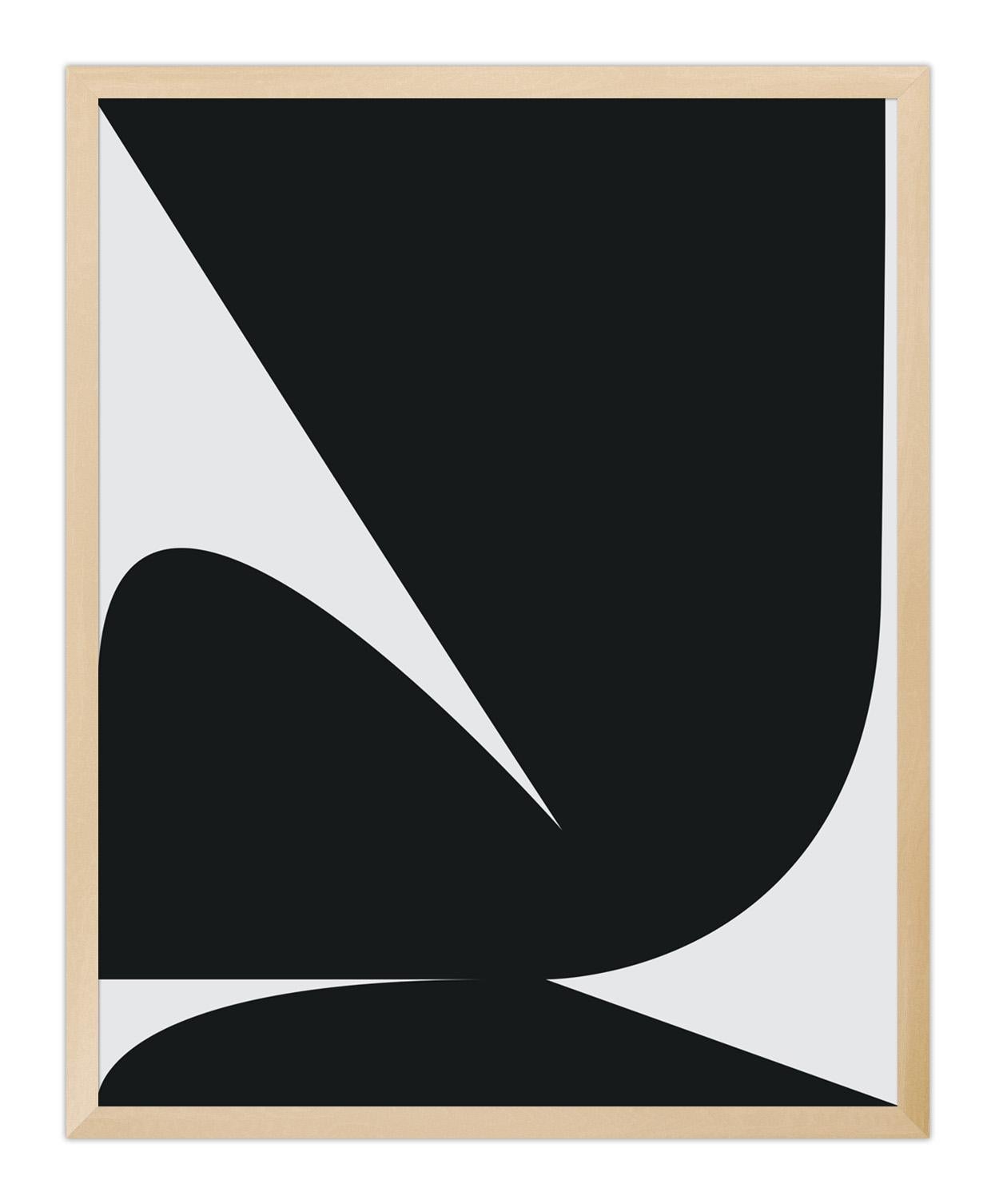 Untitled (Black on Almost White) For Sale 5