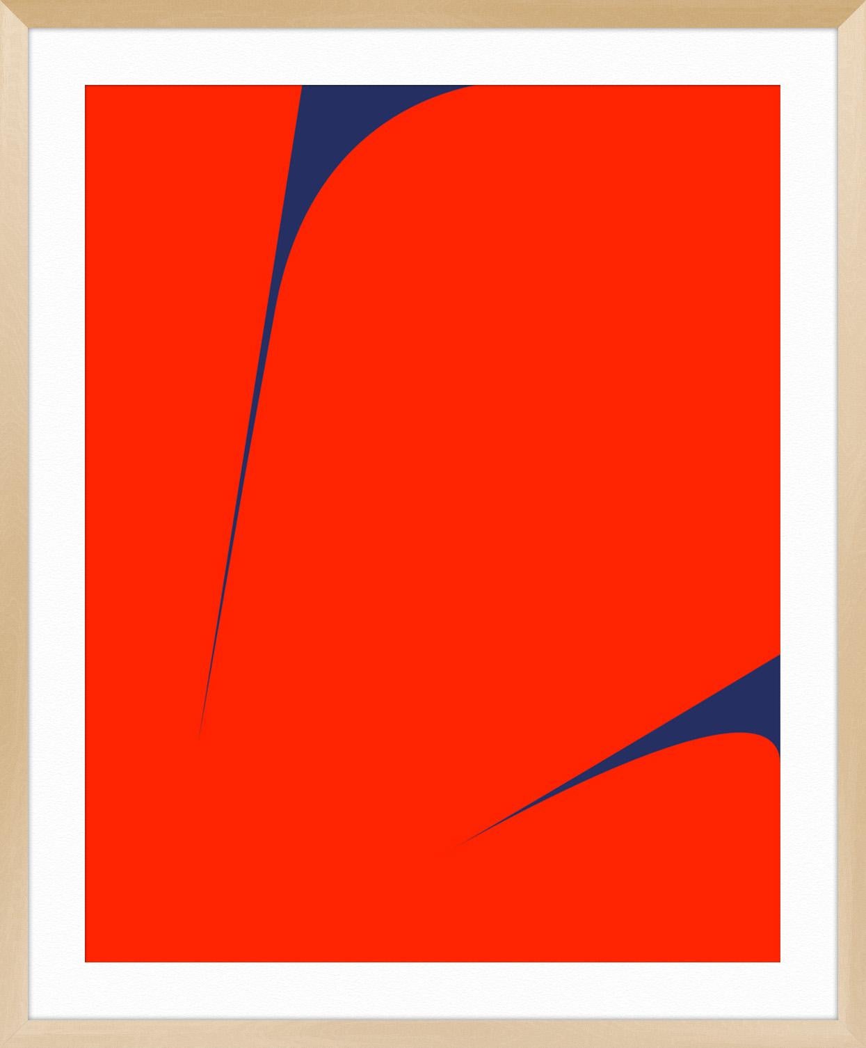 Untitled (Red on Blue 2) For Sale 5