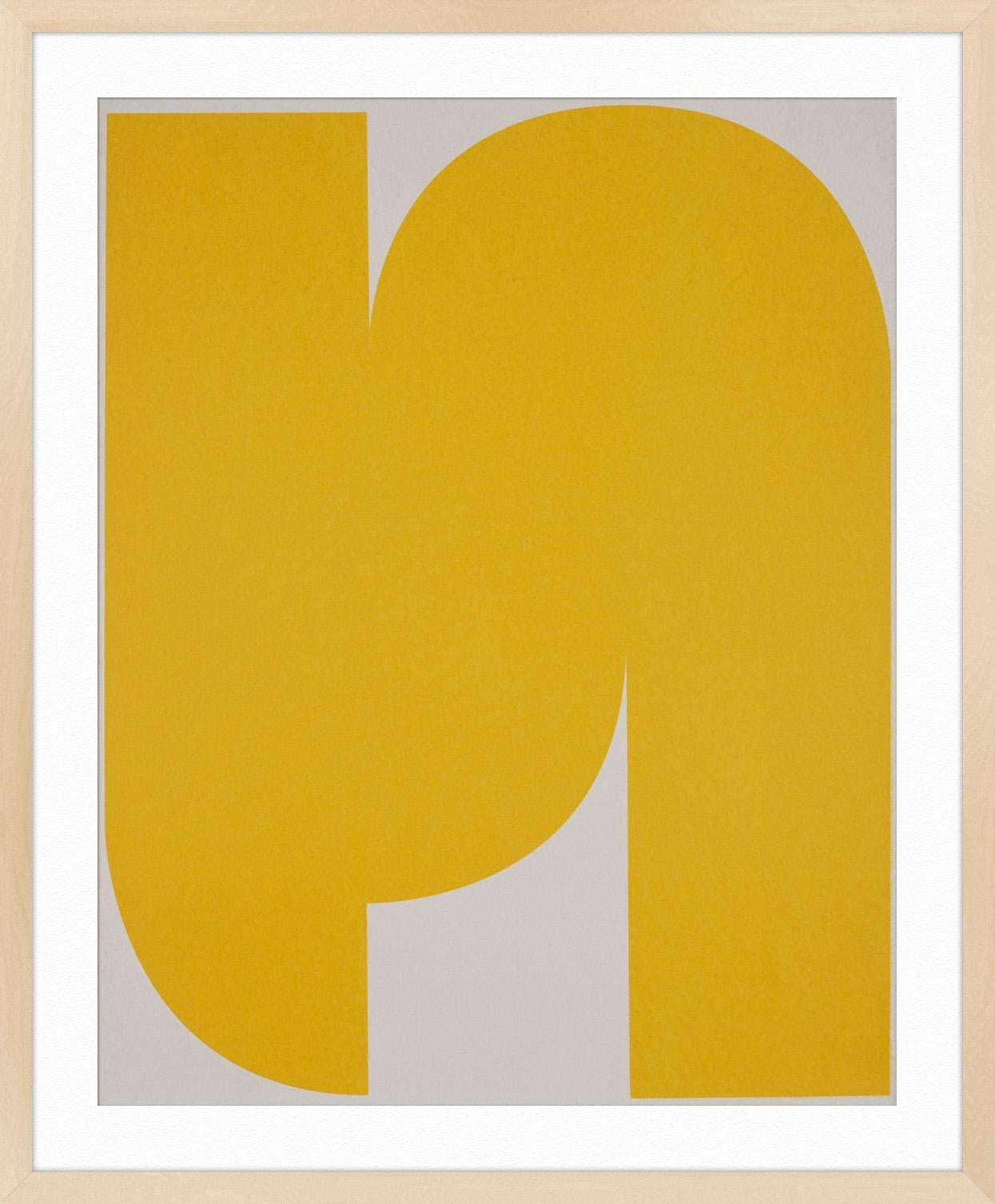 Untitled (Yellow on Light Grey 1) For Sale 3