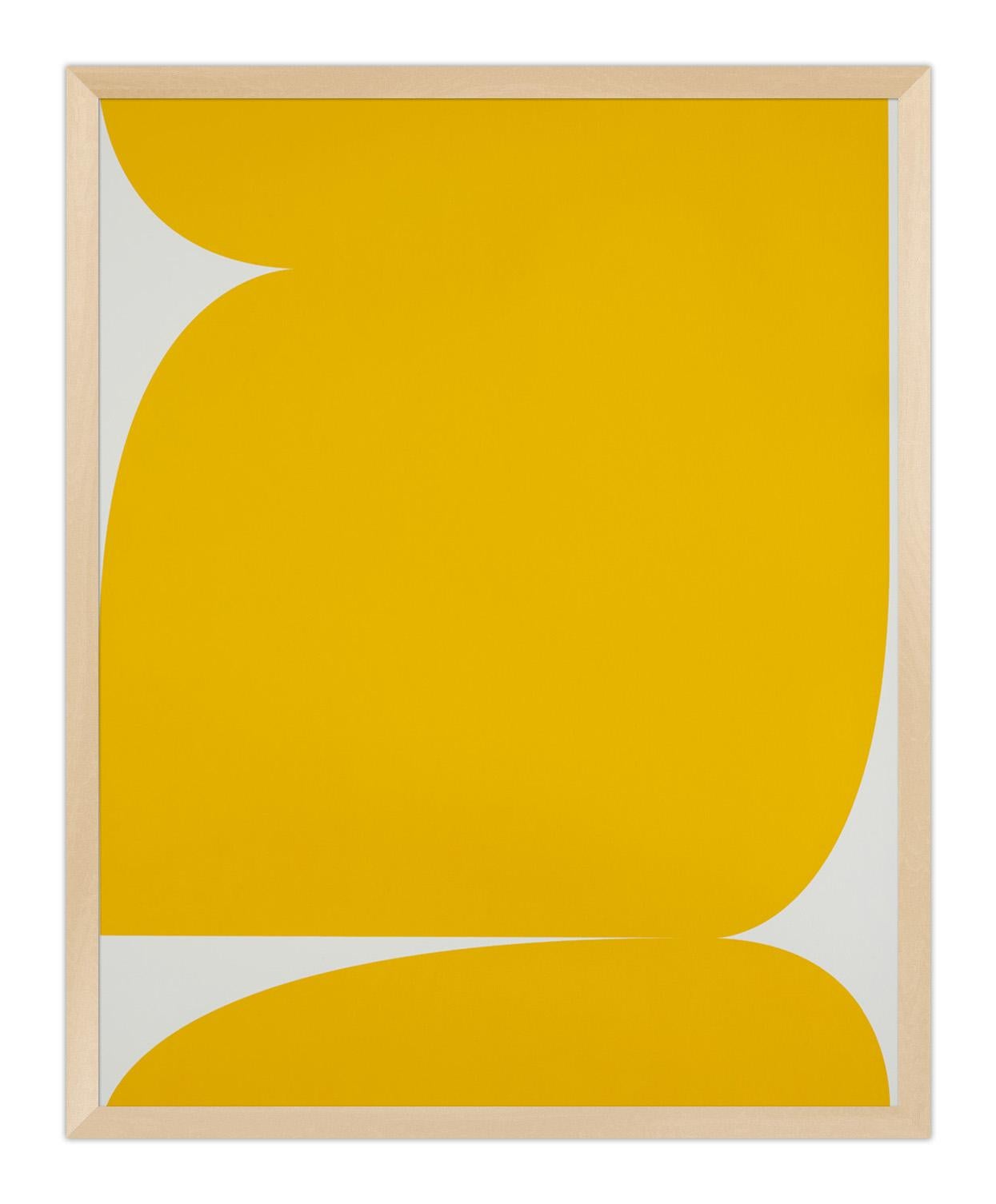 Untitled (Yellow on Light Grey 2) For Sale 1