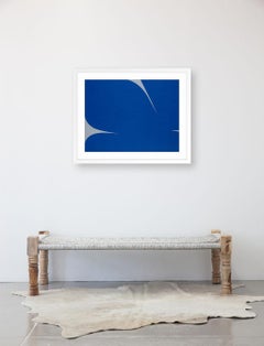Untitled (Cyan on Grey)