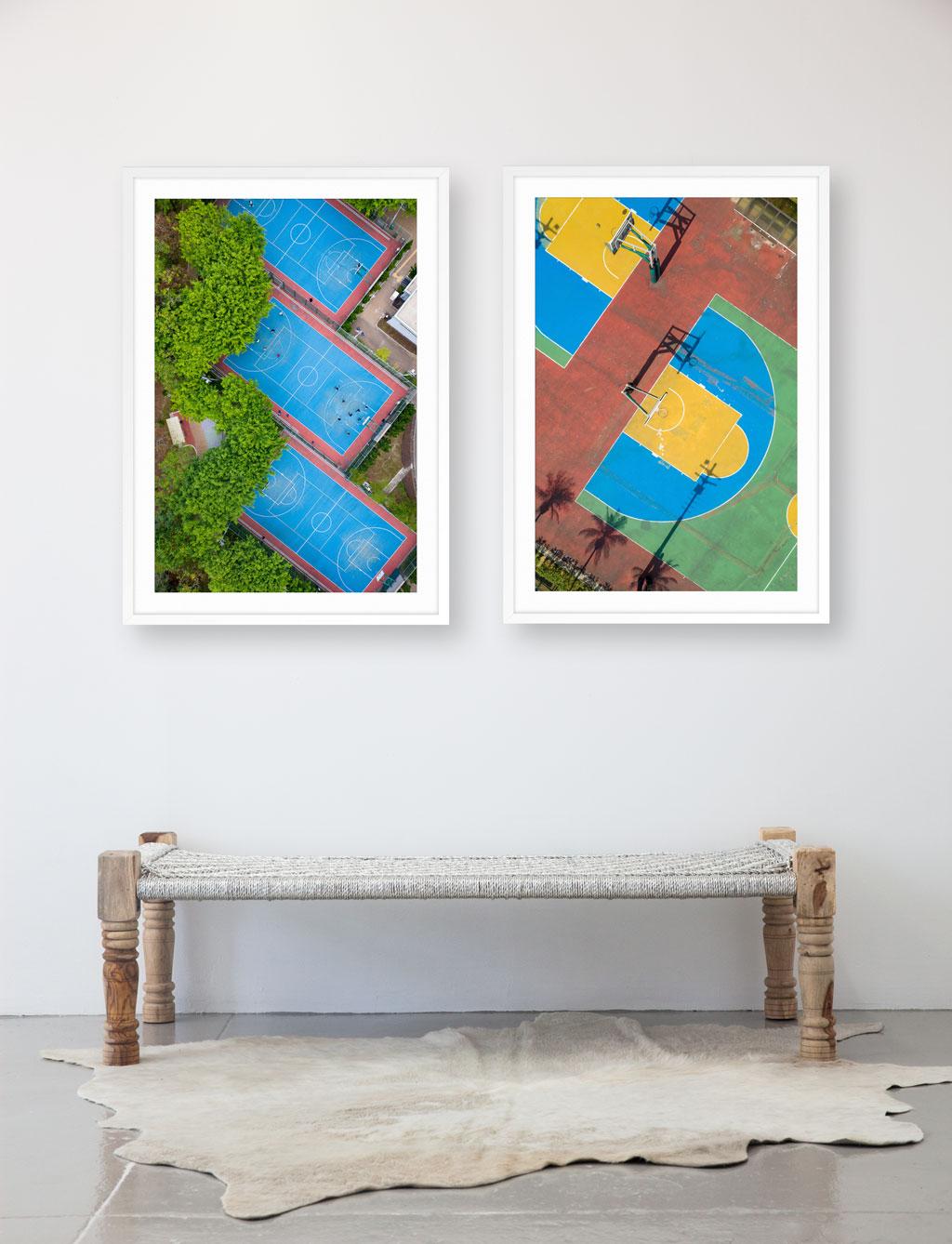 Top Down Court 2 - Print by Austin Bell