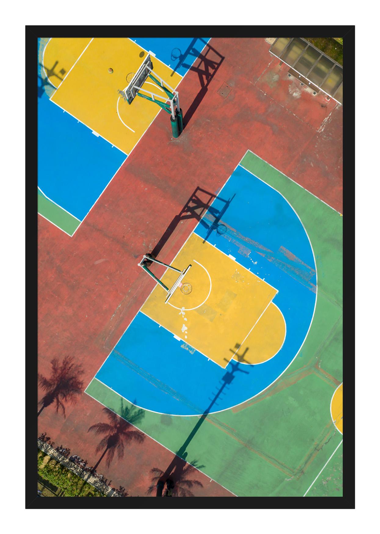 top down basketball court