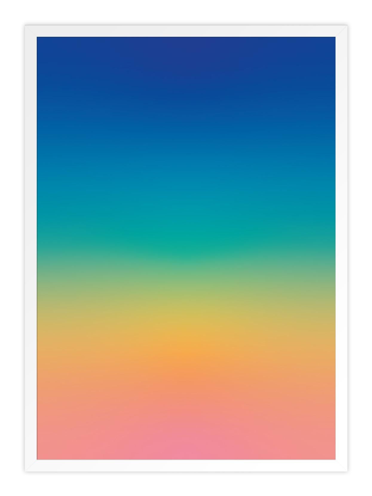 Estar - Orange Abstract Print by Tom Coolen
