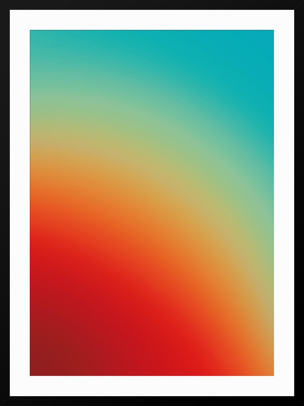 Invigo - Brown Abstract Print by Tom Coolen