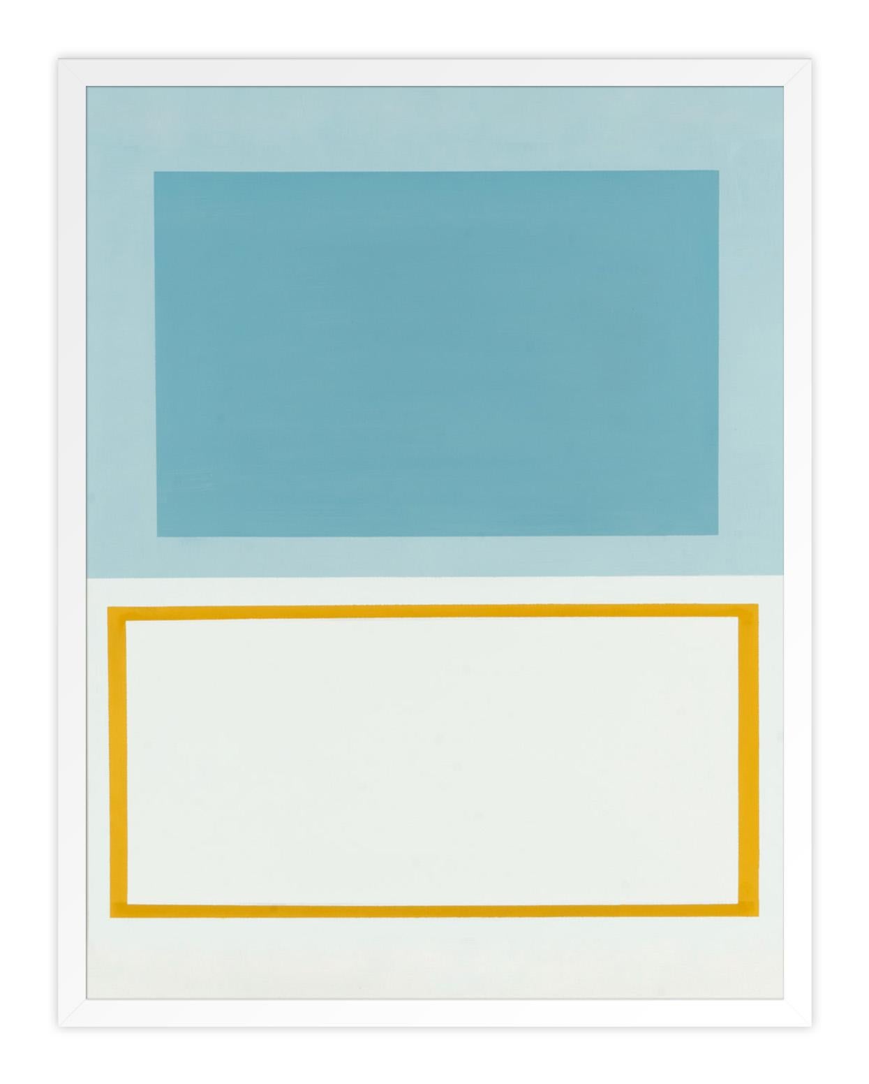 Across the Sky (Grau), Abstract Print, von Ioannis Lassithiotakis 
