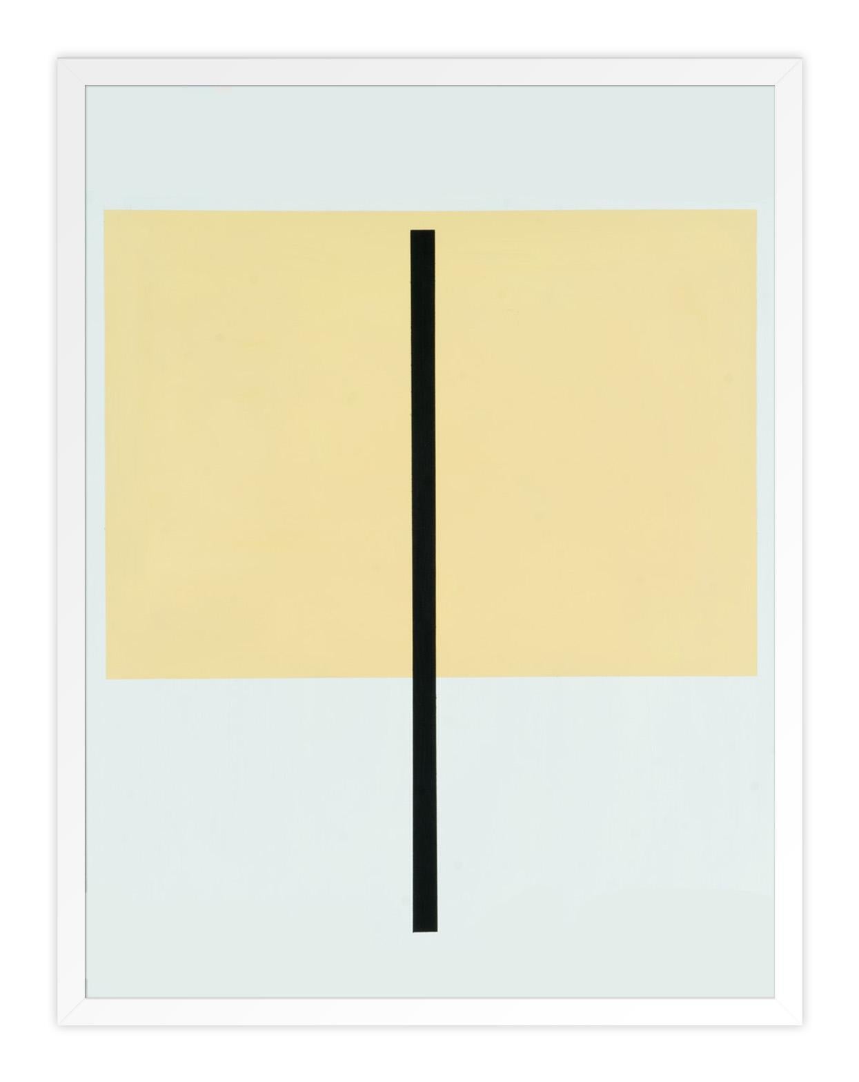 Penetration (Weiß), Abstract Print, von Ioannis Lassithiotakis 