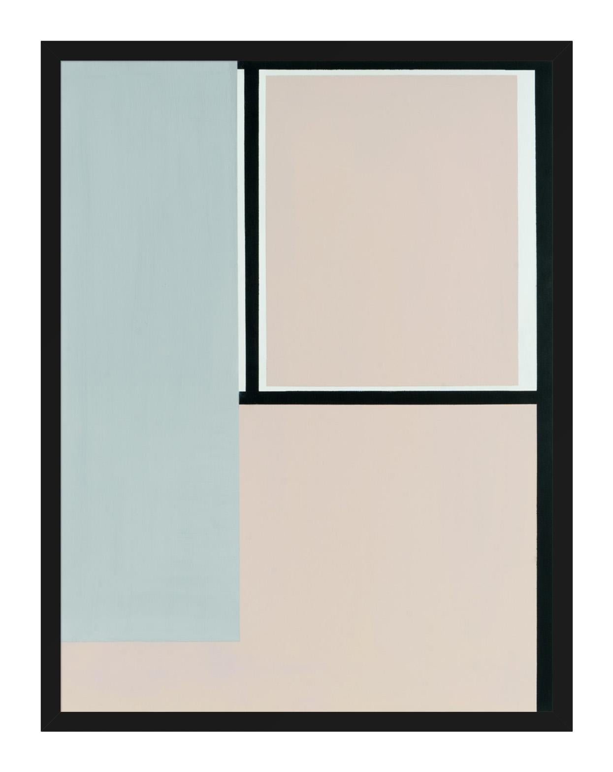 Window - Gray Abstract Print by Ioannis Lassithiotakis 
