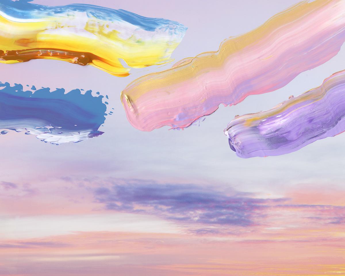 Landscape Photograph Madeleine Gross - Lunettes de soleil roses
