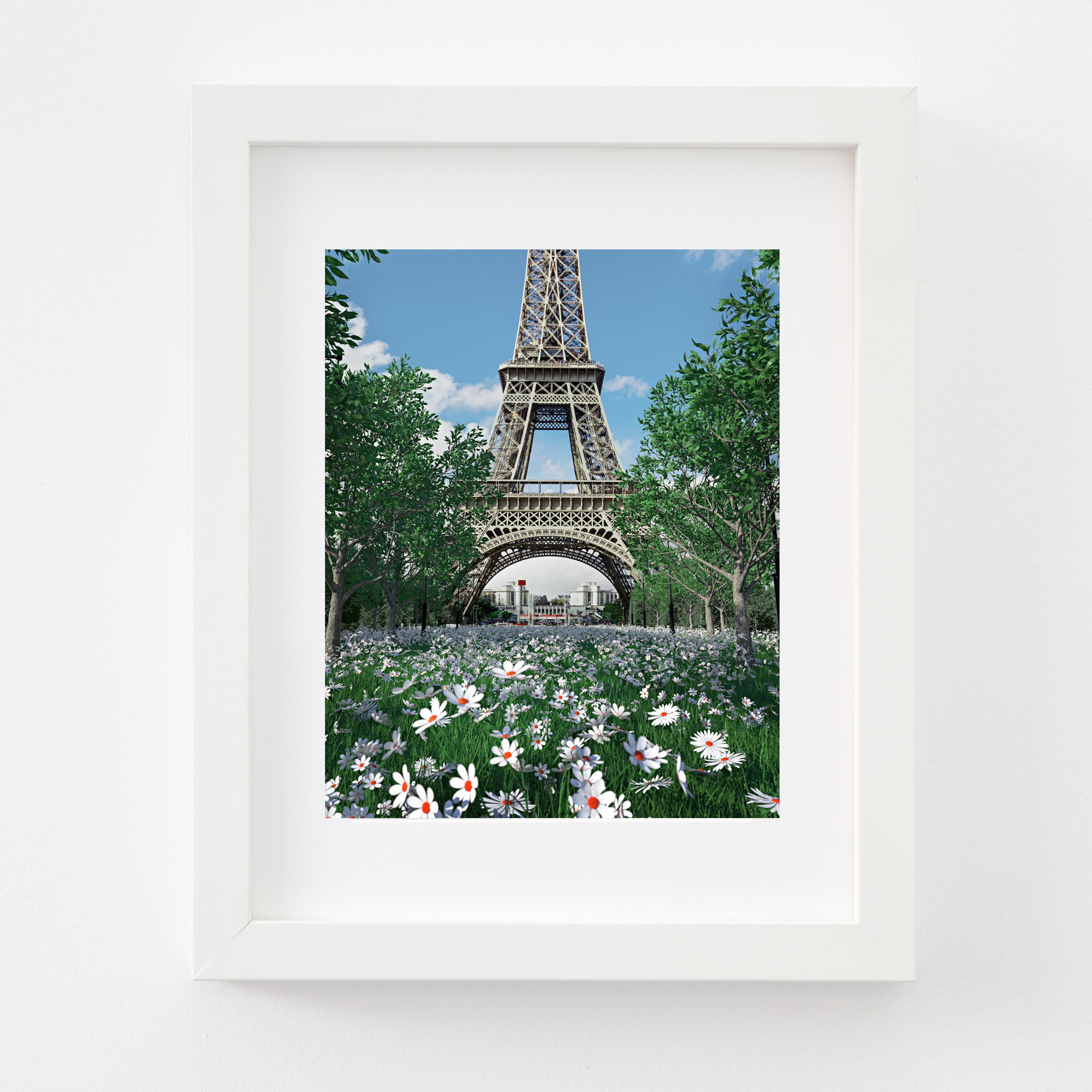 Le retour de Nature Paris - Bleu Color Photograph par Timo Helgert