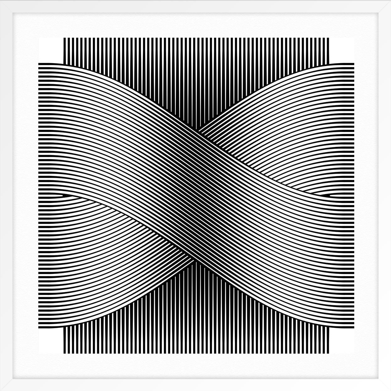 kontinuierliche Fortsetzung 3 01 (Schwarz), Abstract Photograph, von John Harman