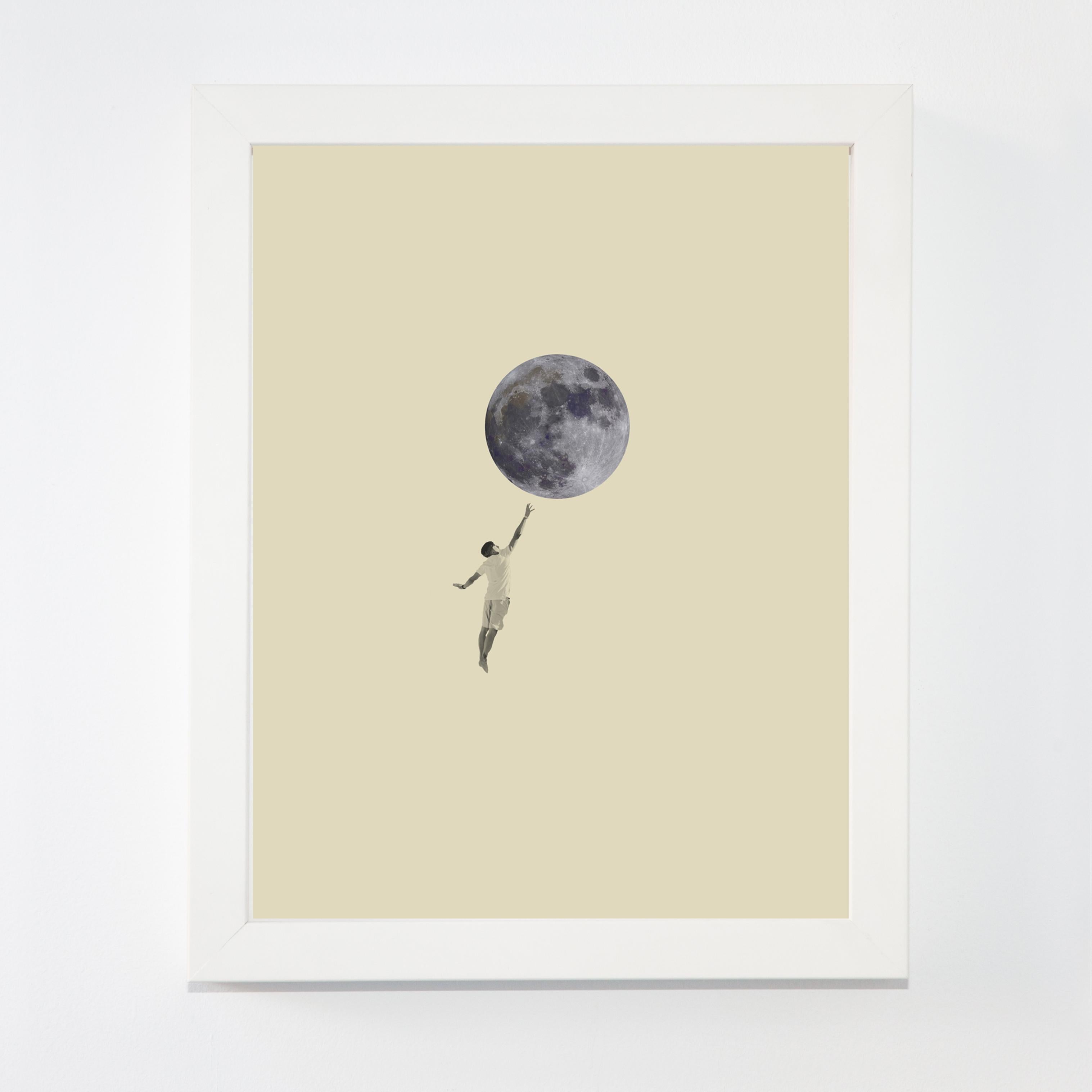 To the Moon - Beige Color Photograph by Andrew Zhao