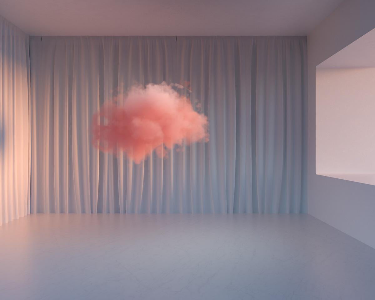 Minjin-Mijoo Abstract Photograph - Pink Cloud