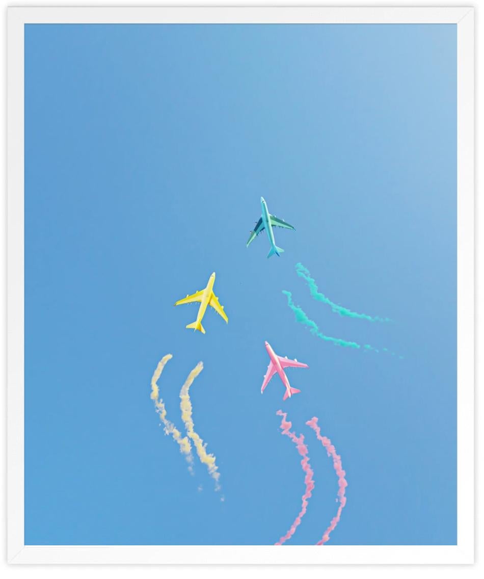 Pastel Flight 1 - Blue Still-Life Photograph by Saint Vines