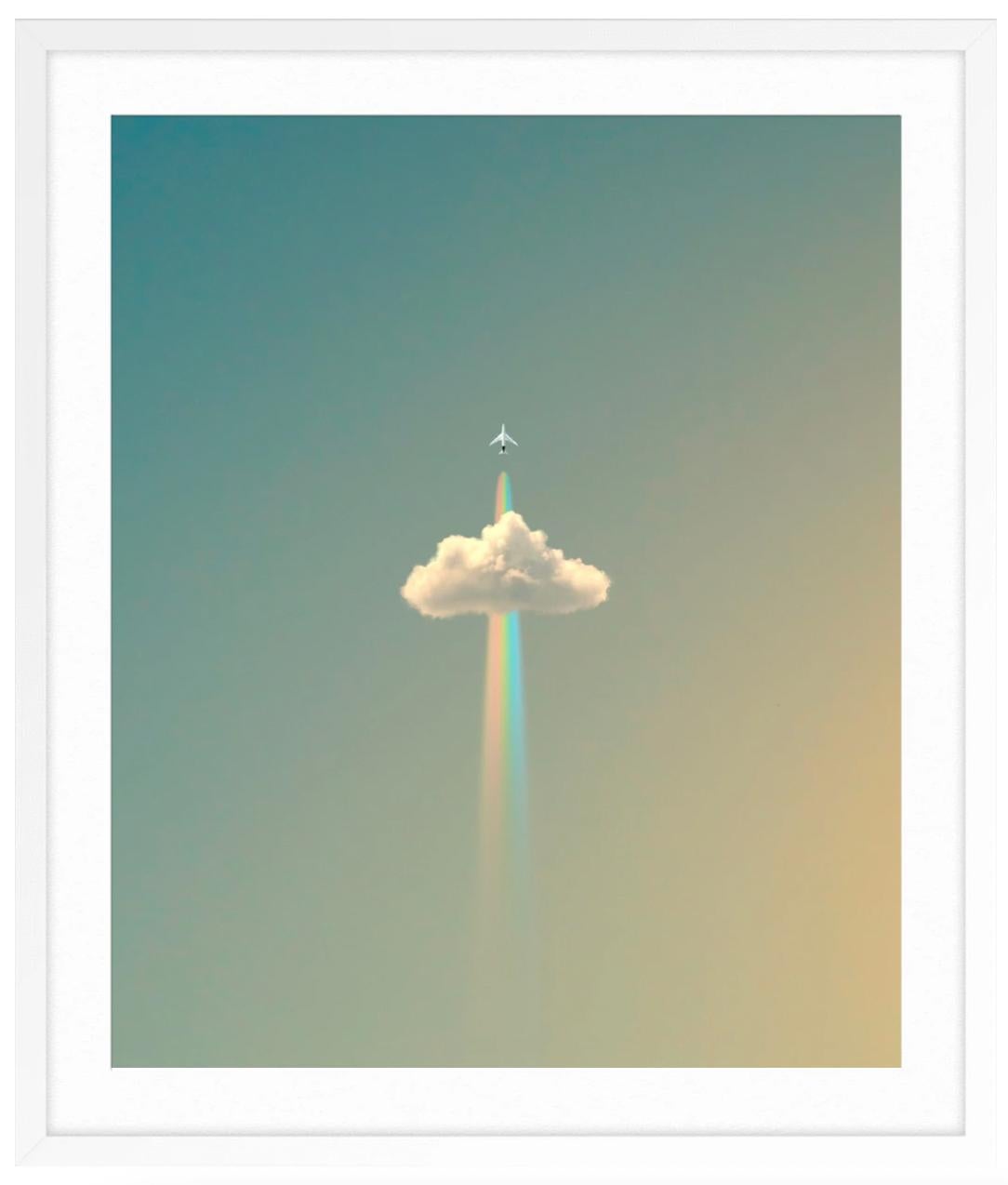 Rainbow Flight - Gray Color Photograph by Saint Vines