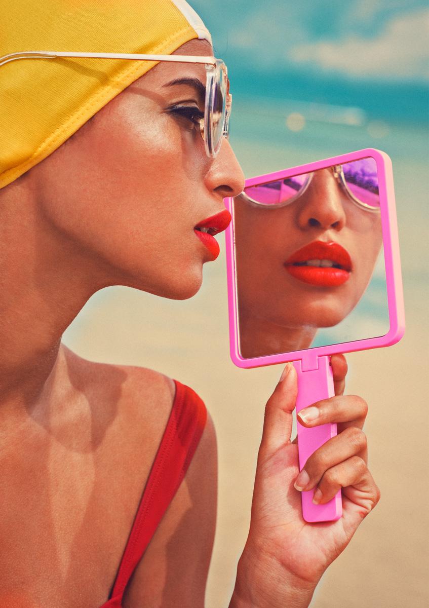 Elena Iv-skaya Portrait Photograph - Pink Mirror