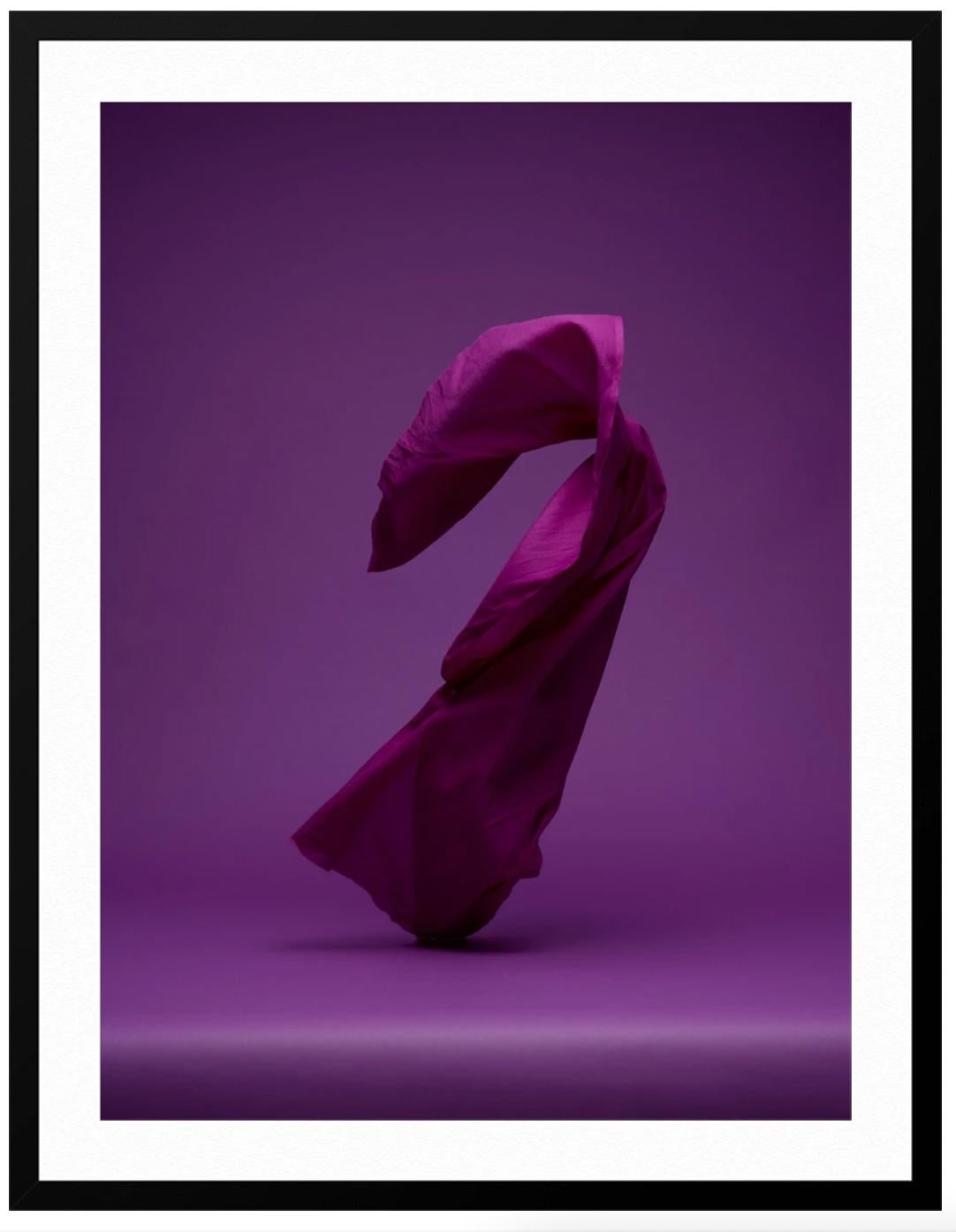 Dancing Fabric, Purple For Sale 2