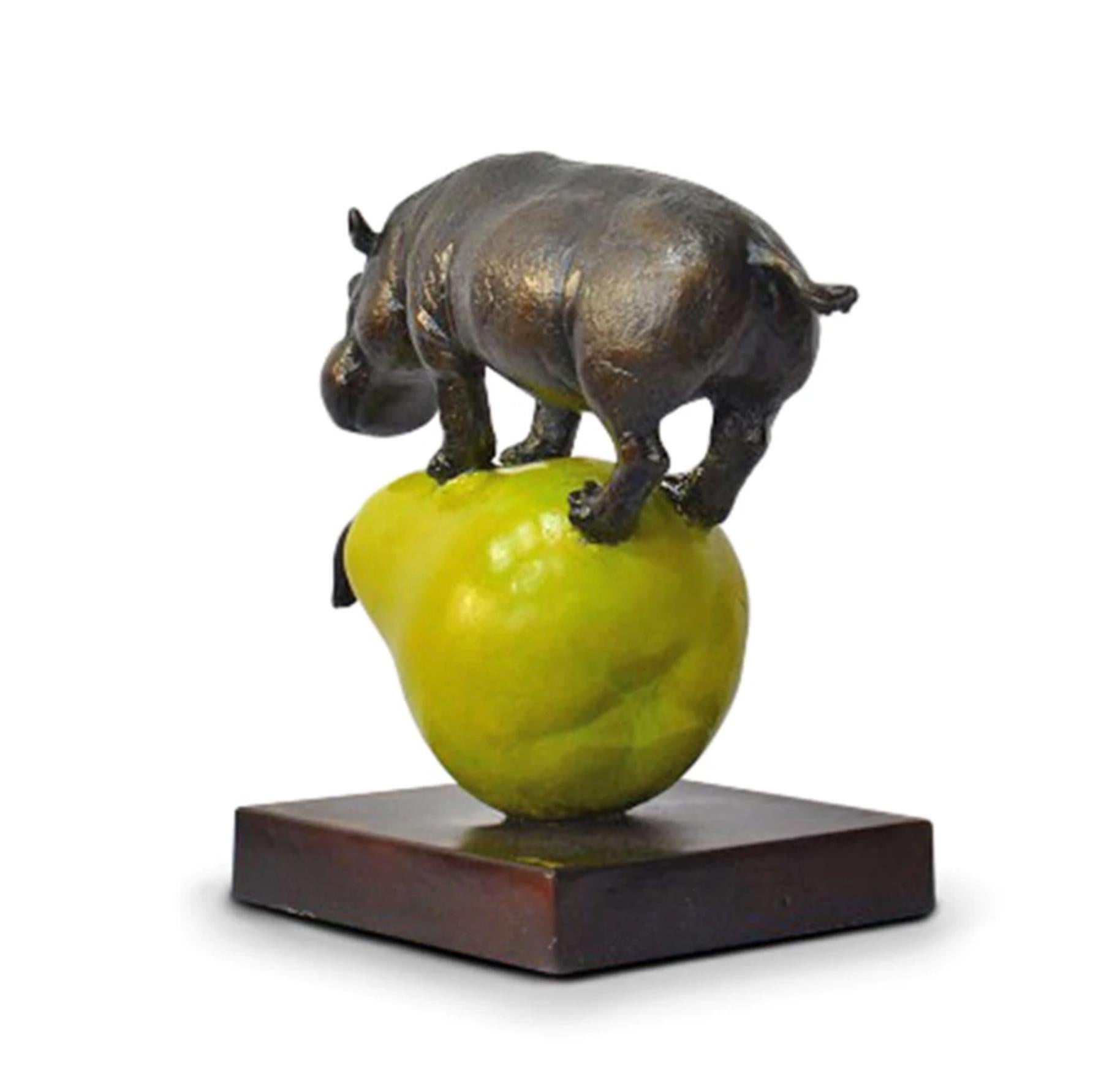 Authentic Bronze The Hippo Was just Pearfect.. Sculpture by Gillie and Marc  For Sale 7